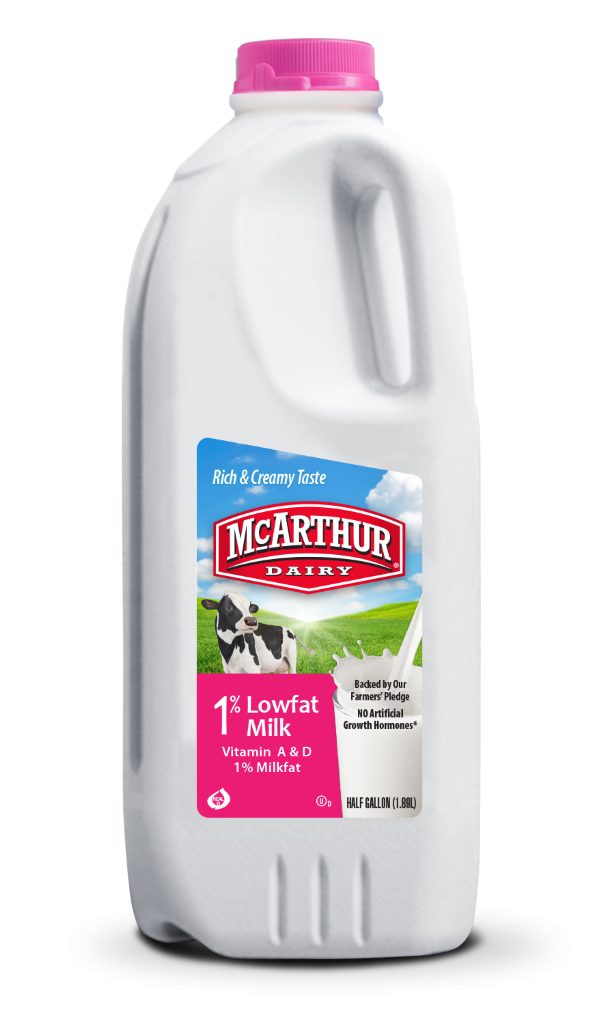 MCARTHUR 1% LOW FAT MILK