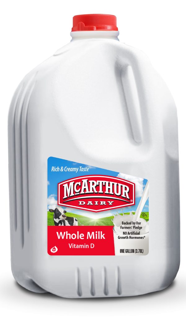 MCARTHUR WHOLE MILK