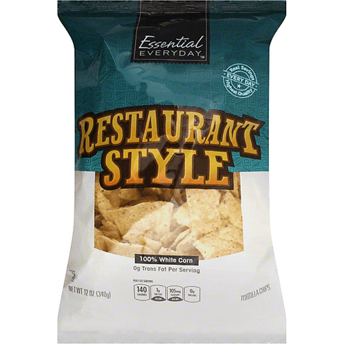 RESTAURANT STYLE WHITE CORN TORTILLA CHIPS RESTAURANT STYLE