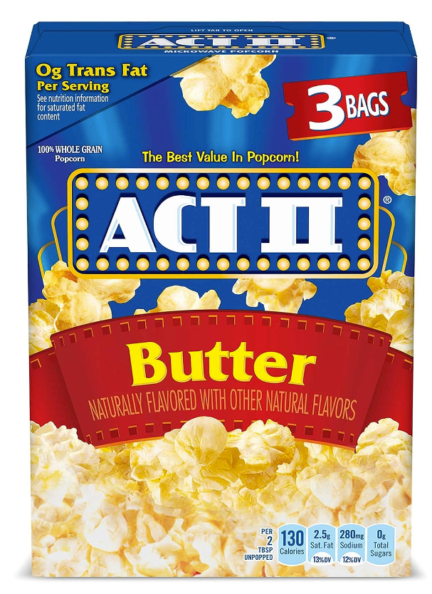 MICROWAVE BUTTER POPCORN 2.75OZ