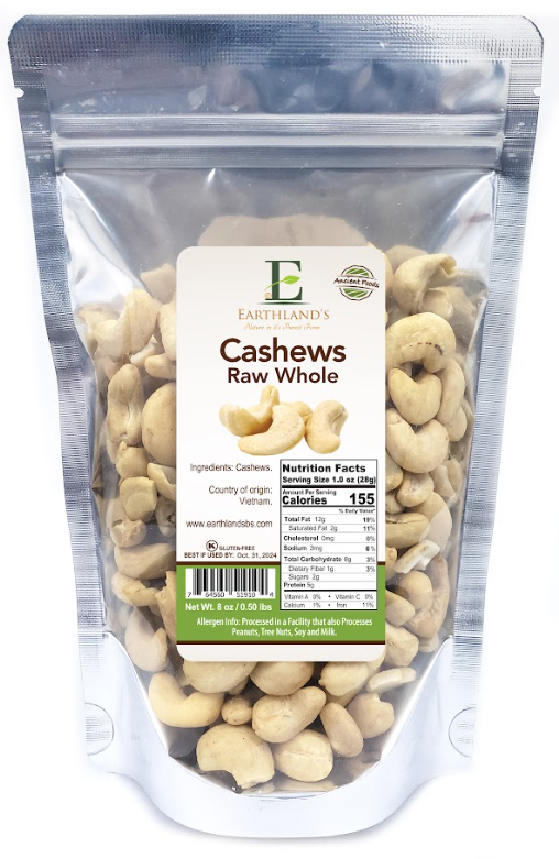 CASHEWS RAW WHOLE