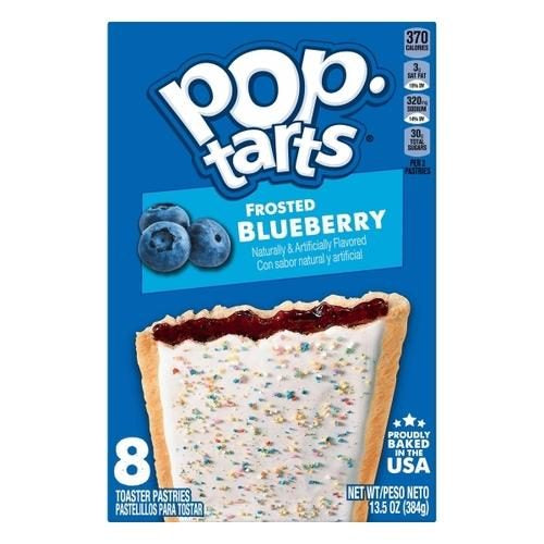 POPTART TOASTER PASTRIES FROSTED BLUEBERRY