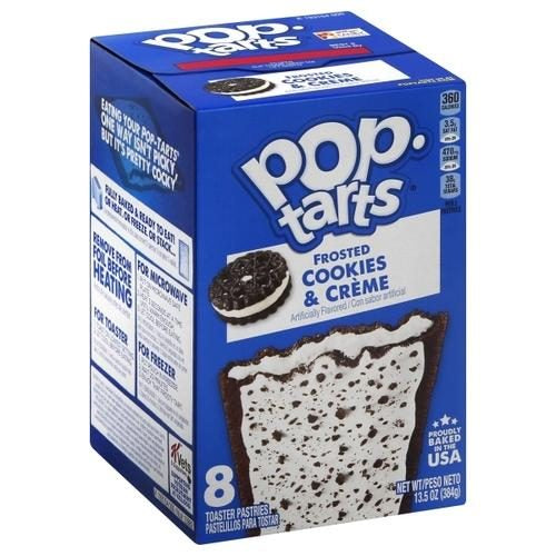 POP TARTS TOASTER PASTRIES COOKIES AND CREME
