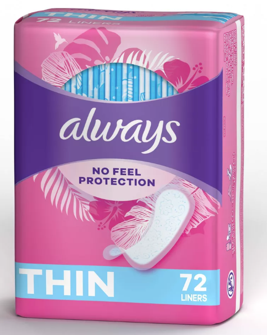 DAILY THIN UNSCENTED PANTY LINERS