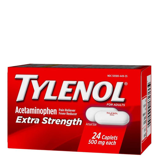 500MG EXTRA STRENGTH PAIN RELIEVER AND FEVER REDUCER CAPLETS