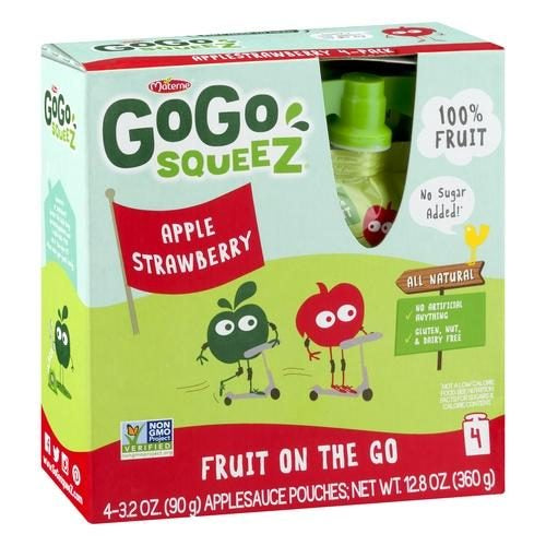 APPLESAUCE WITH STRAWBERRY